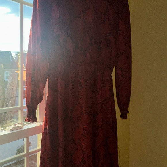 Leopard print red dress - Picture 4 of 6